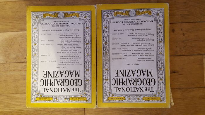 National Geographic magazines x 400 from early 20th century to 2009