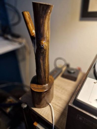 Hand crafted LED desk lamp
