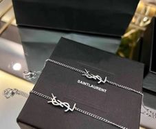 ysl necklace and bracelet matching set