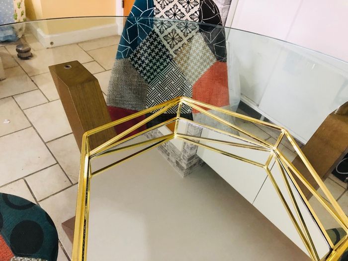 Glass Table & 4 Chairs