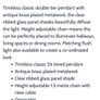 free double tier glass Pendant light -needs some repair Image 7