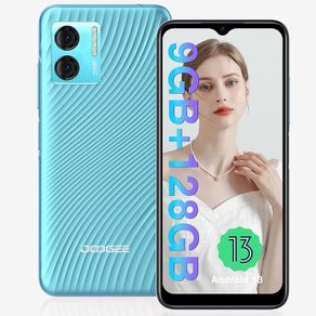 NEW SALE | Mobile Phone, N50S Android 13 Phone Unlocked, 9GB+128GB/1TB, Octa-core, 6.52'' HD+ Display, 4200mAh, 10W Fast Charge, 20MP+8MP, 4G Dual Sim Free Unlocked, Face Unlocked, OTG, GPS - Blue