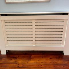 Cream console style radiator cover