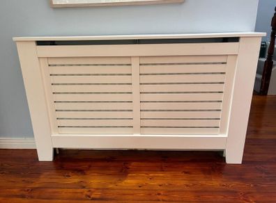 Cream console style radiator cover