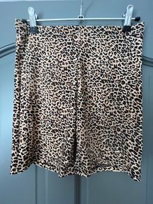 SHEIN Leopard Biker Shorts size 8