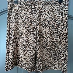 SHEIN Leopard Biker Shorts size 8