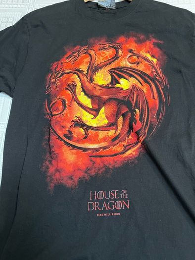 House of the Dragon. Tee Shirt. XL. Black.