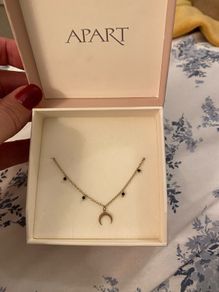 Silver gold plated necklace