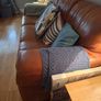 Italian Leather 3 seat Sofa Image 4