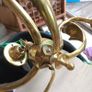 Antique Brass Ceiling Light Image 4