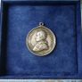 Antique 1888 Papal States Sterling Silver Medal. Pope Leo XIII. 50th Episcopal Preisthood. 11,1g Image 3