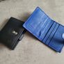 New Black Slim Cardholder for Men Women,Credit Card Holder, 24 Card Slots Wallet + Spare Blue Swapable Holder Image 4