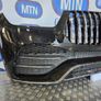 Front Bumper For A Mercedes Gle 2020-2024 Amg Line W167 With Gtr Grill C197 Black Image 4