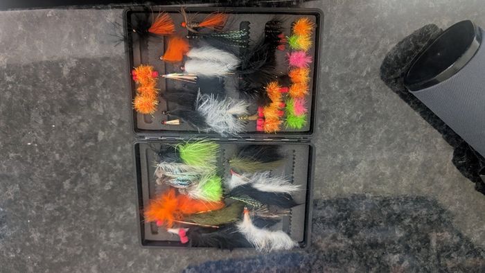 600 Flies in 8 fly boxes