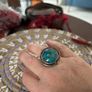 jewellery   Silver turkwise ring Image 2