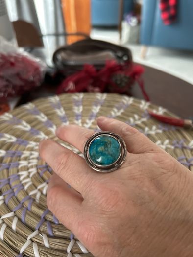 jewellery   Silver turkwise ring