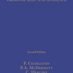 Charleton and McDermott's Criminal Law and Evidence (2nd ed)