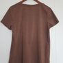 Cognac coloured T-shirt, Size L Image 3