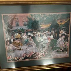 Framed tapestry picture