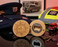 Dublin Fire Brigade Laser Engraved Magnetic Bottle Opener