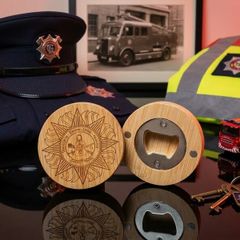 Dublin Fire Brigade Laser Engraved Magnetic Bottle Opener