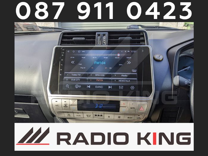 Premium Carplay Toyota Land Cruiser Android Auto Stereo