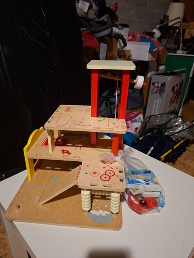 Wooden Toy Garage