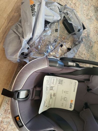 Infant car seat-Be Safe Izi Go Modular with base and adaptors and rain cover