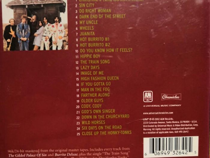 The Very Best of The Flying Burrito Brothers CD