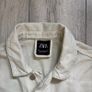 Zara Mens Ecru Denim Utility Gilet Off White or Cream Size XL Image 5