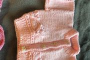 Hand Knitted Baby Girl Cardigans