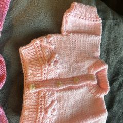 Hand Knitted Baby Girl Cardigans