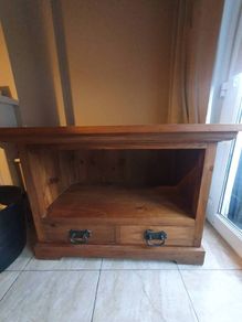 Solid wood unit