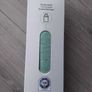 New Waterdrop Glass Bottle 600ml, Bamboo Lid, Brand New Image 2