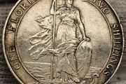 Great Britain 1902 Silver Florin 2 Shillings Great Condition