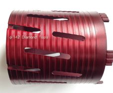 premium diamond core bit 142 mm