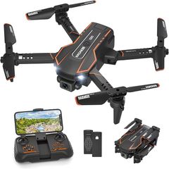 Q10 Mini Drone with Camera for Kids and Adults, 720P HD FPV Foldable Quadcopter with Gravity Sensor Mode, Headless Mode, 3D Flips, Voice and Gesture Control, Kids Gift Toys for Boys Girls