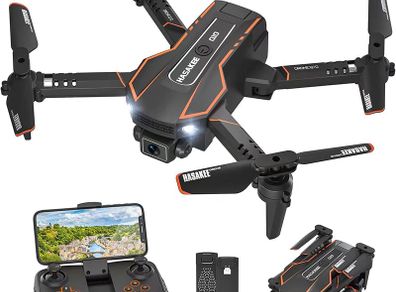 Q10 Mini Drone with Camera for Kids and Adults, 720P HD FPV Foldable Quadcopter with Gravity Sensor Mode, Headless Mode, 3D Flips, Voice and Gesture Control, Kids Gift Toys for Boys Girls
