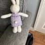 Hand knit rabbit Image 3