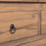 TV Cabinet 110x35x40 cm Solid Teak Wood Image 2