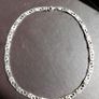 Elegant Vintage Sterling Silver Necklace Image 4