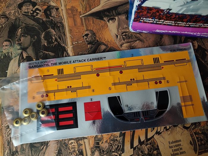 Gargantis ! The Mobile Attack Carrier ! BeetleBorgs ! 1996 ! by BANDAI ! Retro ! Vintage !
