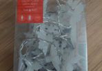 Tesco 15 Cool White LED Frosted Snowflake Lights