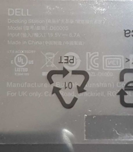 Dell Universal Dock - D6000S with 130W Power Adapter