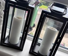 lantern and candles
