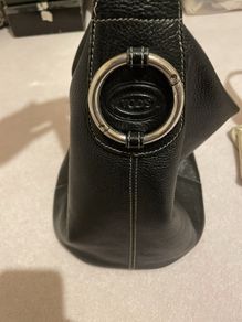 Tod's Black leather bucket bag