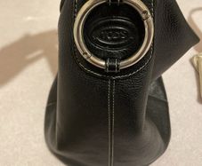 Tod's Black leather bucket bag