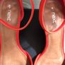 Size 5 Orange Suede Leather Wedges by Next Image 4
