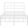 4ft6 Double Bed Frame with Curved Headboard Image 3