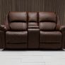Roman Leather Manual Recliner Sofa Set Image 7
